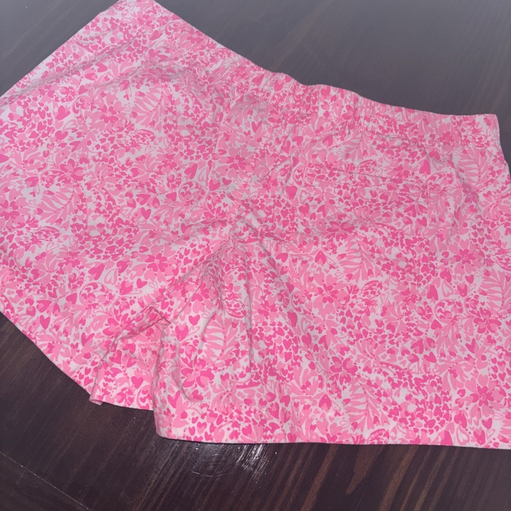 Lilly Pulitzer Ocean View Shorts Pink Shandy Invest A Gator - Size S - Picture 6 of 8